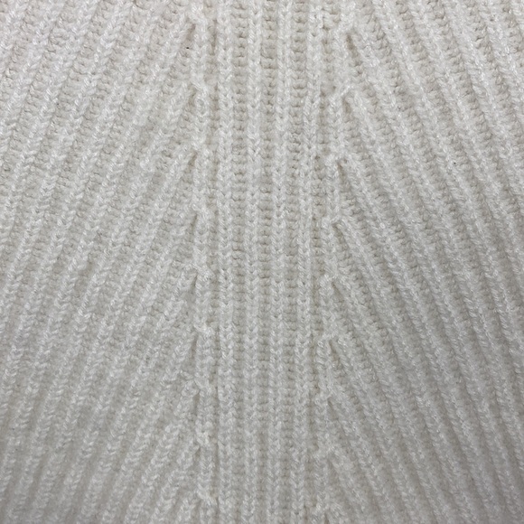 Babaton Chalmers Sweater Mock-Neck Wool Linen Blend Sweater Off-White - Size XS - Picture 10 of 10